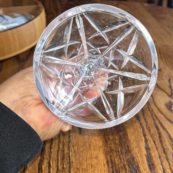 Imperial Crystal Candle Sticks and Candle Holder Mint Condition - Picture 4 of 5